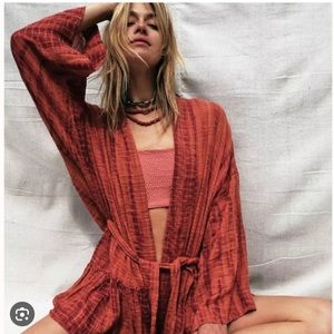 Free People Sasha Tie Dye Kimono